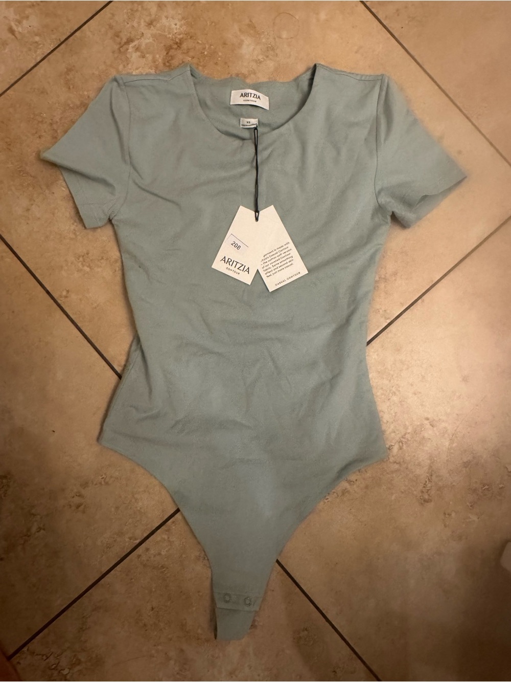 Aritzia Short Sleeve Bodysuit
